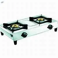 2 Burner Stainless Steel LPG Stove