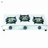 3 Burner Stainless Steel LPG Stove