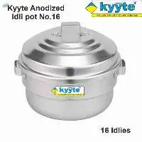 Kyyte Anodized Idlipot, Size 16,White