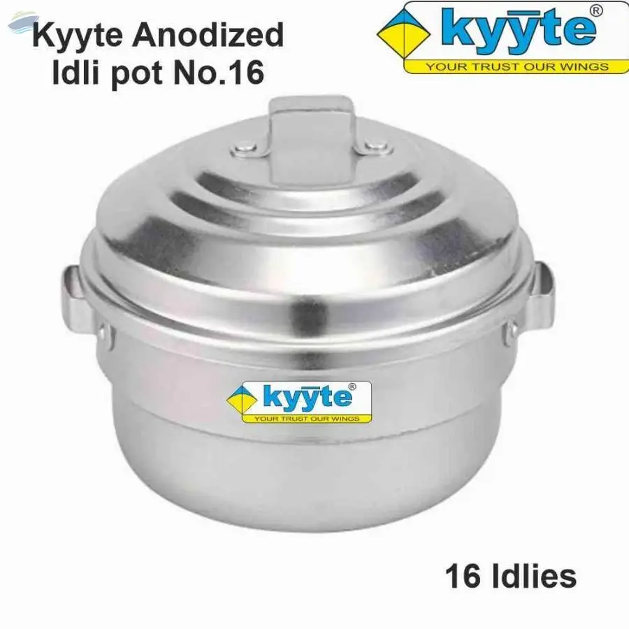 Kyyte Anodized Idlipot, Size 16,White