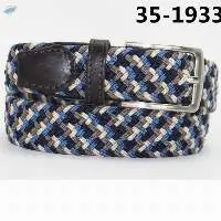 Good Quality Leather or PU Tag Elastic Belt