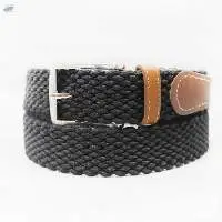 Wholesale Men Braided Elastic Belts