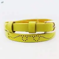 Alloy Buckle Fashion Ladies Leather Belt