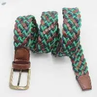 Colorful Fashion Leather Braided Belt