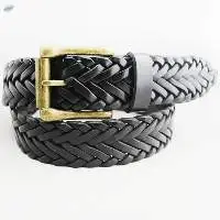 Wholesale Genuine Braided Leather Belt