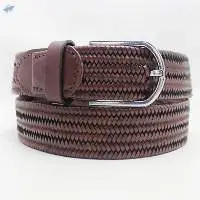 Leather Braided Belt Webbing Leather Belt