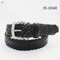 Leather Cheap Braided Belt