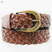 Leather Cheap Braided Belt