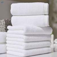100% Cotton Terry Towels: White Terry Towels