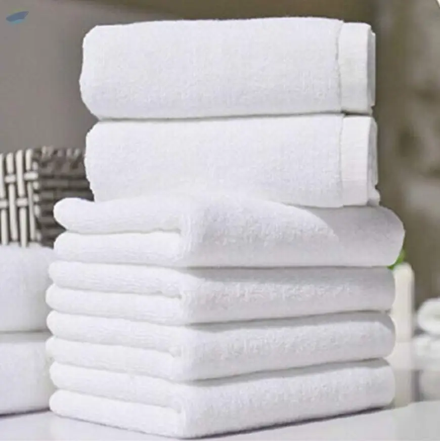 100% Cotton Terry Towels: White Terry Towels