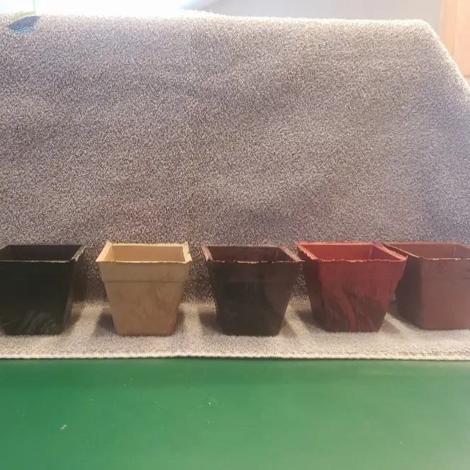 Square Flowerpots And Dock Bumpers