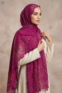 Premium Quality Lace Work Kashmiri Shawls
