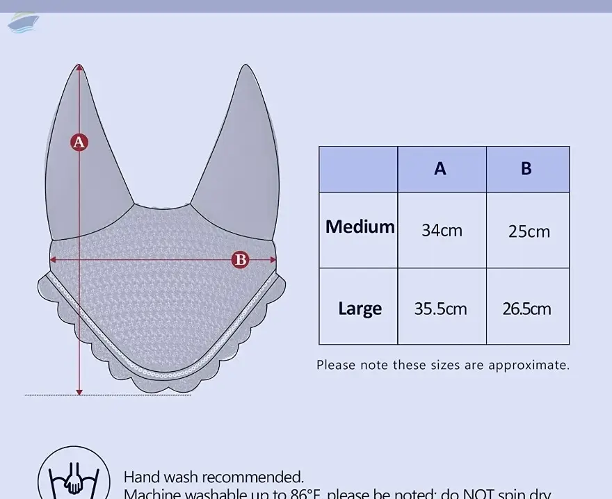 Ear Bonnet Size Chart
