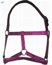 Glitter Horse halter Purple