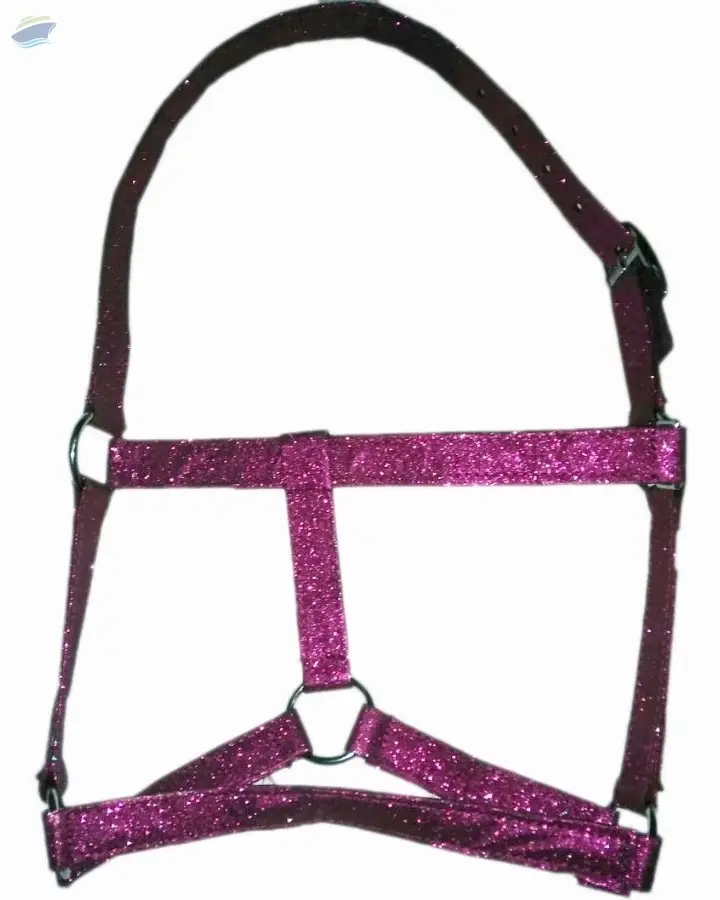 Glitter Horse halter Purple