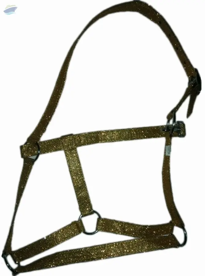 Glitter Horse Halter Lite Brown