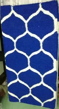 Western Saddle Blankets Blue