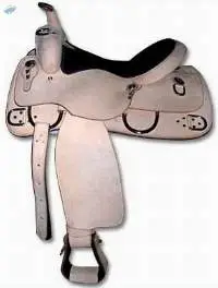 Pony Western Leather Saddle Natural