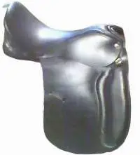 Dressage Leather Saddle Black