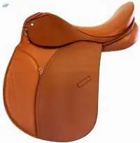 Dressage Leather Saddle Tan