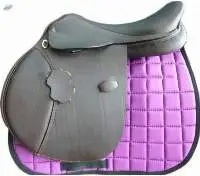 Gp Leather Saddle With Saddle Pad