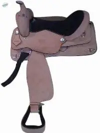 Genuine Natural Leather Western Saddle