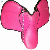 Pink Synthetic Gp Saddle