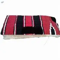 Western Navajo Saddle Pad Red