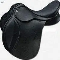 Show Gp Leather Saddle Black
