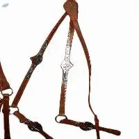 Show western leather breastplate