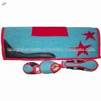 Western Saddle Pad With Matching Horse Boot Set