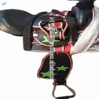 Synthetic Western Saddle Black