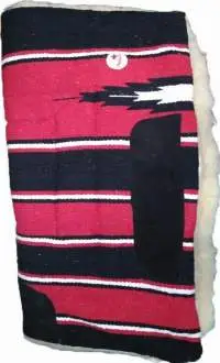 Western Navajo's Saddle Pad Red