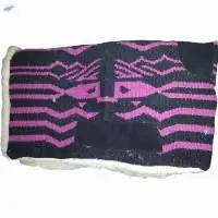 Western Navajo Pad Black And Pink