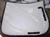 Dressage Saddle Pad White