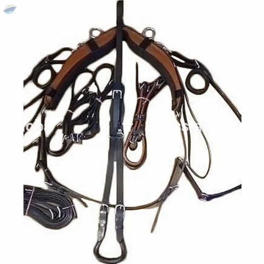 Genuine Leather Horse Harness Set by New Global Saddlery And Footwear