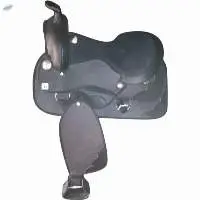 Synthetic Western Saddle Black