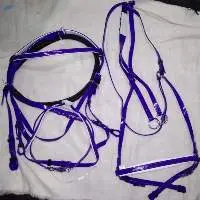 PVC Riding Bridle Set With Breastplate
