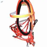 Endurance Pvc Bridle With Rein Orange
