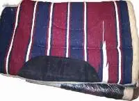 Western Navajo Saddle Pad Red And Blue