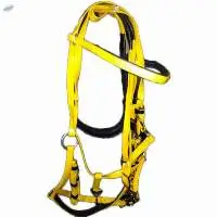 Endurance PVC Bridle with reins yellow