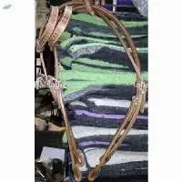 Horse Tan Leather Headstall With Silver Fittings