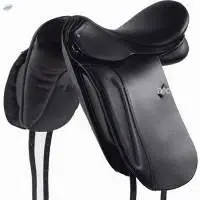 Dressage Horse Leather Saddle Black