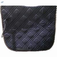 Dressage Saddle Pad With Squared Pattern Black