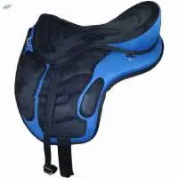 Free Max synthetic saddle Blue