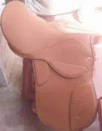 Jumping Synthetic Saddle Tan