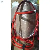 Genuine PVC Riding Bridle Red