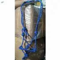 PP Rope Bridle Blue