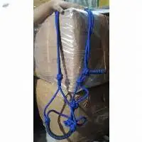 Genuine PP Rope Bridle Blue