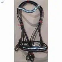 Genuine Leather Crystals Bridle